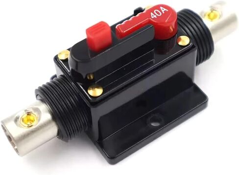 ranit 12v-72v dc 150amp السيارات استبدال قواطع دوائر الصمامات حامل مع إعادة تعيين يدوي لصوت السيارة، قارب، مفتاح ستيريو ونظام الطاقة (150a) in Saudi Arabia