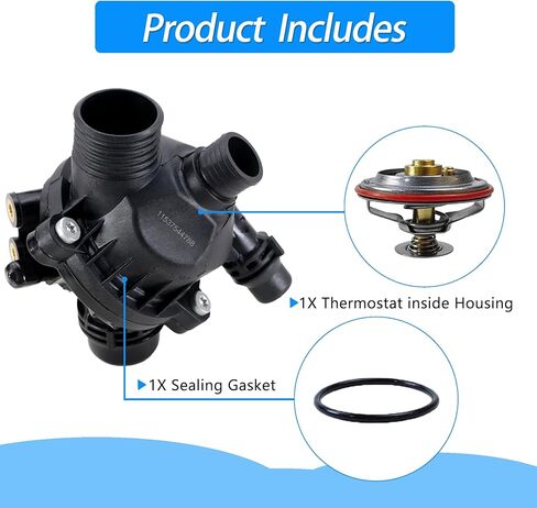 11537549476 11537544788 مجموعة مبيت منظم الحرارة متوافقة مع BMW E60 525i 528i 530i 535i، E90 323i 328i 330i 335i، E82 E92، X3 07-11، Z4 06-16، 3.0L KOONDHEEND in Kuwait