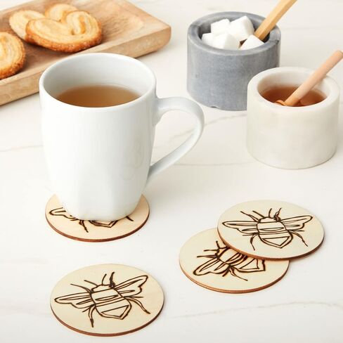 Juvale 36 Pack Unfinished Wood Circles for Crafts, 3 Inch Round Wooden Cutouts for DIY Projects in Saudi Arabia