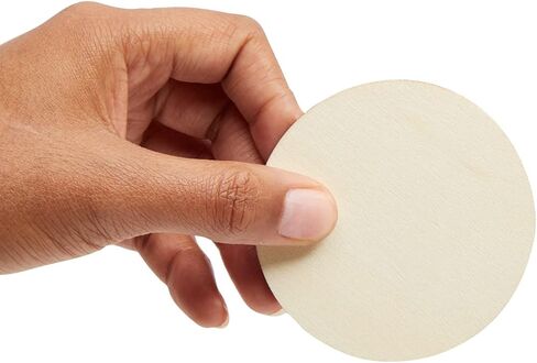 Juvale 36 Pack Unfinished Wood Circles for Crafts, 3 Inch Round Wooden Cutouts for DIY Projects in Saudi Arabia
