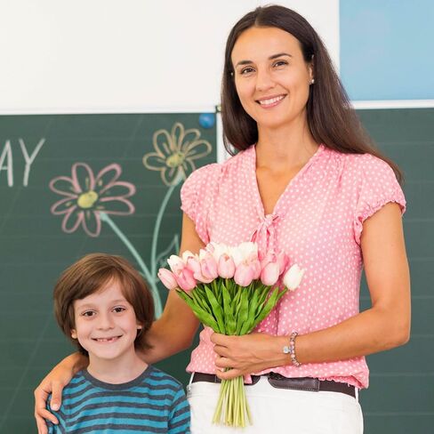 Teacher Appreciation Gifts Teacher Bracelet for Women Natural Stone Bracelet Apple Charm Bracelet Thank You Gifts Teacher Gifts from Students in Kuwait