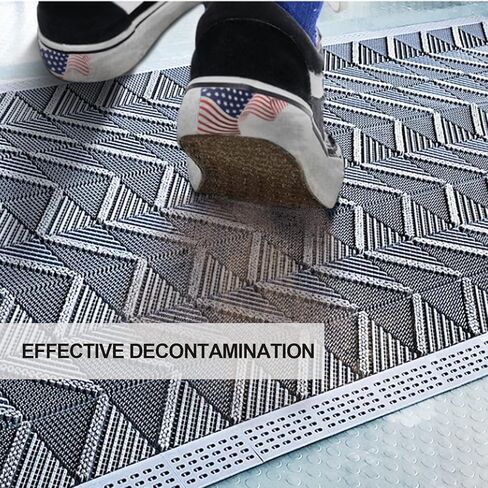 AGHITG حصائر مطاطية خارجية مع تصريف، حصيرة تصريف مطاطية، حصائر خارجية للباب الخلفي، مقاومة للماء، حصائر مطاطية متشابكة، حصائر سجادة سهلة التنظيف للدخول، الفناء، حمام السباحة، تجميع DIY، 47 بوصة × 29 بوصة in Kuwait