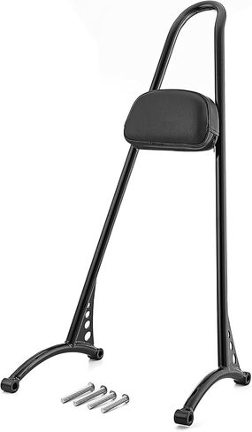 Mofun Passenger Backrest Sissy bar & Luggage Rack Detachable Compatible with 2004-2023 Harley Sportster XL 883 1200,Black in Saudi Arabia