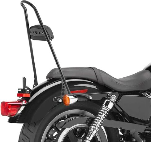 Mofun Passenger Backrest Sissy bar & Luggage Rack Detachable Compatible with 2004-2023 Harley Sportster XL 883 1200,Black in Saudi Arabia