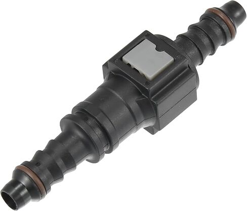 X AUTOHAUX 1/4 6.3mm SAE to 5/16 8mm Straight Fuel Line Hose Quick Release Connector Disconnect Hose Nylon 2PCS in Saudi Arabia