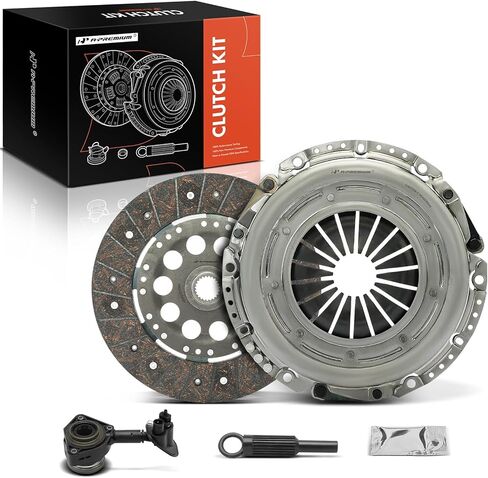 A-Premium Transmission Clutch Kit with Clutch Slave Cylinder Compatible with Ford Focus 2012 2013 2014 2015 2016 2017 2018, L4 2.0L, Naturally Aspirated, Replace# K70649-01 in Saudi Arabia