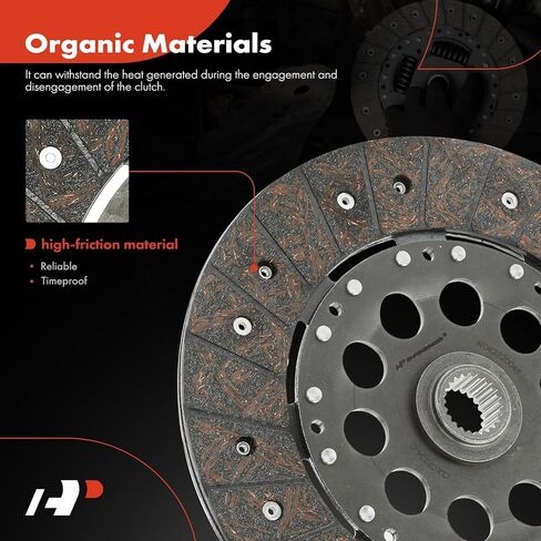 A-Premium Transmission Clutch Kit with Clutch Slave Cylinder Compatible with Ford Focus 2012 2013 2014 2015 2016 2017 2018, L4 2.0L, Naturally Aspirated, Replace# K70649-01 in Saudi Arabia