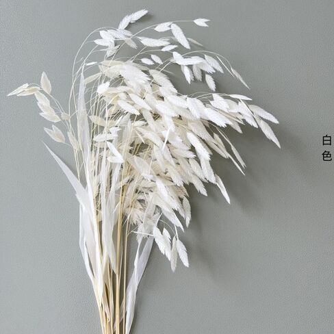 Dried Grass Bundle, 20 Stems 15-17 Inch Natural Chasmanthium Flower Bouquet for Vase, DIY Floral Arrangements, Weddings Party Home Baby Shower Elegant Decor (Pink) in Saudi Arabia