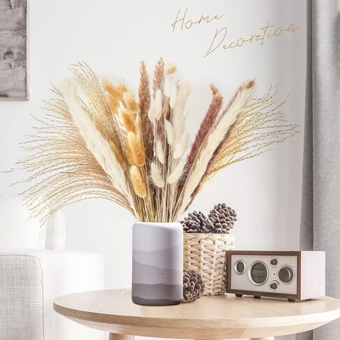 JOHOUSE Dried Pampas Grass Decor, 60PCS Boho Home Decor, Dried Flowers for Home, Wedding, Rustic Party, Baby Shower Decorations in Saudi Arabia