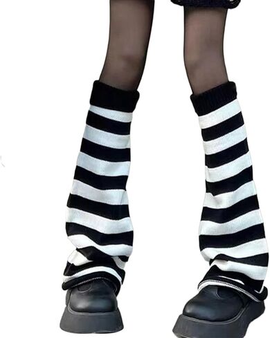 جوارب تدفئة الساق للنساء من KADBLE، جوارب طويلة محبوكة لتدفئة الساق وأكمام واسعة من الكروشيه جوارب للكاحل in Kuwait