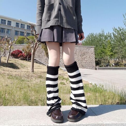 جوارب تدفئة الساق للنساء من KADBLE، جوارب طويلة محبوكة لتدفئة الساق وأكمام واسعة من الكروشيه جوارب للكاحل in Kuwait