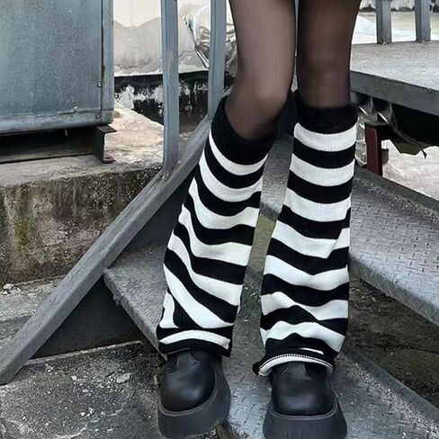 جوارب تدفئة الساق للنساء من KADBLE، جوارب طويلة محبوكة لتدفئة الساق وأكمام واسعة من الكروشيه جوارب للكاحل in Kuwait