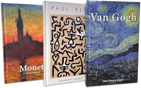 TEB Enterprise Artworks Inspired Decorative Books for Home Decor-Set of 3 Decor Books with Blank Pages-Display as coffee table decor or in any room as decor-Hardcover Book-Size 2.4"D x 6.0"W x 9.1"H in Saudi Arabia