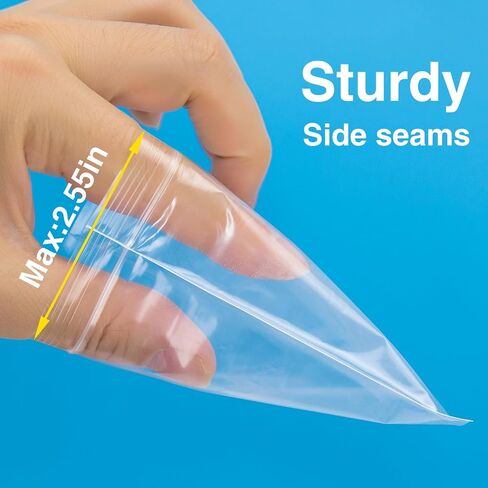 1200pcs 1.5" x 1.5" 2 Mil Clear Plastic Zip Bags, Bulk Jewelry Bag, Poly Bags with Resealable Zip Top Lock for Pills, Meds, Jewelry, Travel, Storage, Packaging, Shipping in Saudi Arabia
