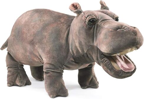 Folkmanis Baby Hippo Hand Puppet,Gray in Saudi Arabia