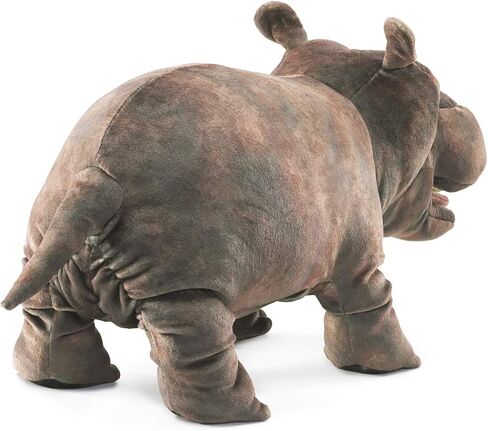 Folkmanis Baby Hippo Hand Puppet,Gray in Saudi Arabia