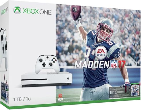 Xbox One S 1TB Console - Madden NFL 17 Bundle [Discontinued] (Renewed) in Saudi Arabia