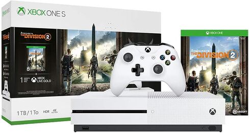 وحدة تحكم Xbox One S سعة 1 تيرابايت - حزمة Tom Clancy's The Division 2 (توقفت) (تم تجديدها) in Saudi Arabia
