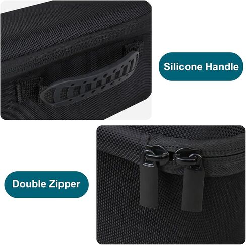 Canboc Hard Carrying Case Compatible with Sony ULT Field 1 Wireless Ultra Portable Bluetooth Compact Speaker, Mesh Pocket fits Charging Cable, Black (Case only) in Saudi Arabia