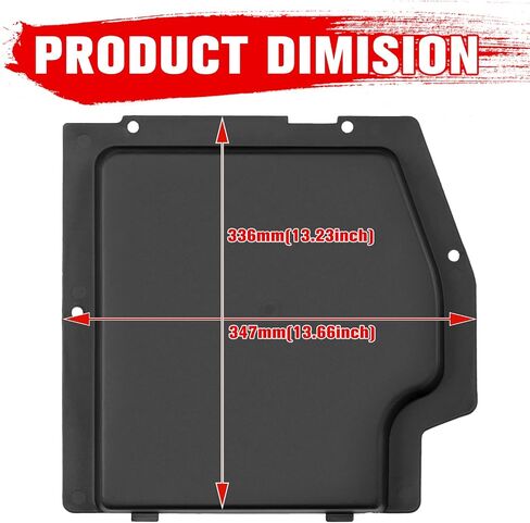 طقم لوحة غطاء البطارية A & UTV PRO لـ Can am Maverick X3 MAX 2017-2024 جميع موديلات الملحقات، أسود، قطعة واحدة in Saudi Arabia