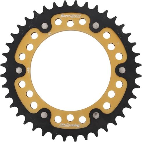 Supersprox - Gold Stealth Sprocket, 40T, Chain Size 530, Rst-499-40-Gld in Saudi Arabia