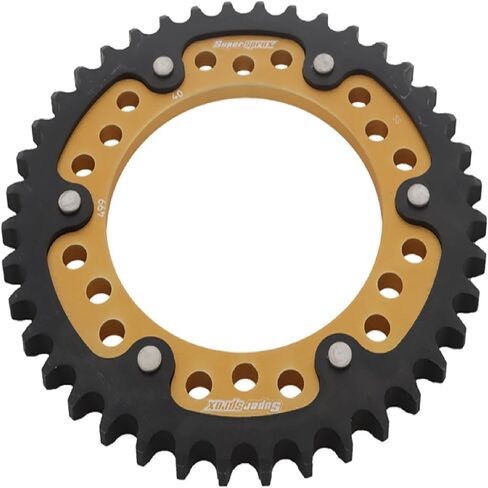 Supersprox - Gold Stealth Sprocket, 40T, Chain Size 530, Rst-499-40-Gld in Saudi Arabia