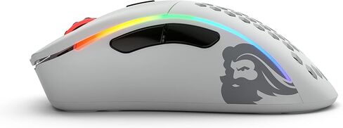 Glorious Gaming - Model D 2 Wireless Ergonomic Mouse, Superlight 66g, up to 210 hr Battery Life, 26K Optical Sensor, 6 Programmable Buttons, 80 Million Clicks, FPS, MMO, MOBA, Battle Royale (White) in Saudi Arabia