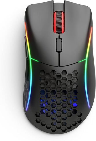 Glorious Gaming - Model D 2 Wireless Ergonomic Mouse, Superlight 66g, up to 210 hr Battery Life, 26K Optical Sensor, 6 Programmable Buttons, 80 Million Clicks, FPS, MMO, MOBA, Battle Royale (White) in Saudi Arabia
