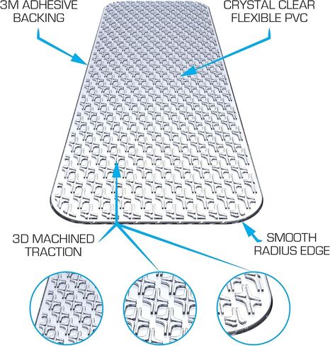 Stompgrip Premium All-Purpose 3D Griptape | Strips | Icon | 3D Design | Universal Fit | Black in Saudi Arabia