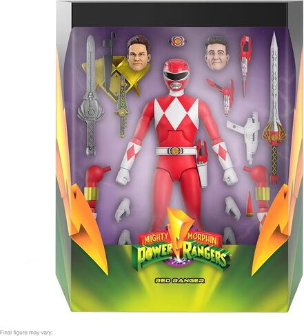 Super7 Mighty Morphin Power Rangers ULTIMATES! Wave 2 - Red Ranger Action Figure in Saudi Arabia