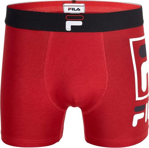 Fila Men's 3" No Fly Boxer Brief with Built in Pouch Support (3-Pack of Trunk Briefs) in Saudi Arabia