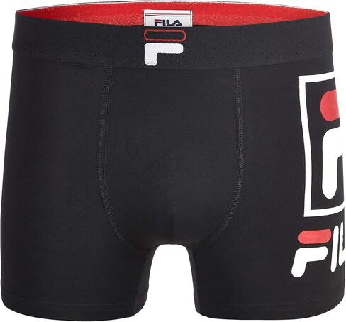 Fila Men's 3" No Fly Boxer Brief with Built in Pouch Support (3-Pack of Trunk Briefs) in Saudi Arabia