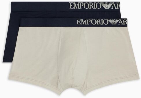 Emporio Armani Men's Eco Soft Touch Bamboo Viscose 2-Pack Trunk in Saudi Arabia