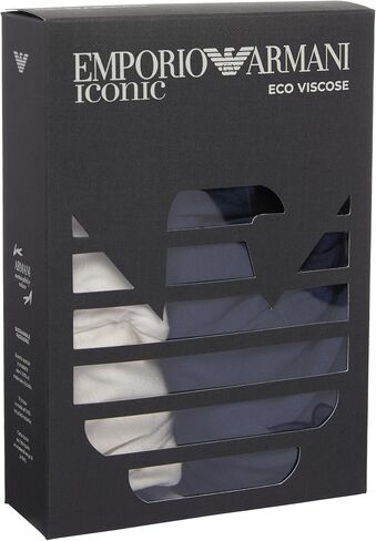 Emporio Armani Men's Eco Soft Touch Bamboo Viscose 2-Pack Trunk in Saudi Arabia