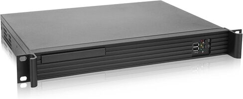 هيكل خادم RackChoice 1U Rackmount بعمق 12.1 بوصة يدعم Mini-itx M/B فقط و1U Flex PSU in Kuwait