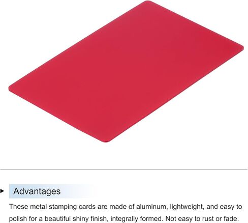MECCANIXITY Metal Business Cards Laser Engraving Cards DIY Engraving Blank Cards Anodized Aluminium for House Office Customer DIY Gift Plate Cards 86x54x1mm,Pack of 10(Multicolored) in Saudi Arabia