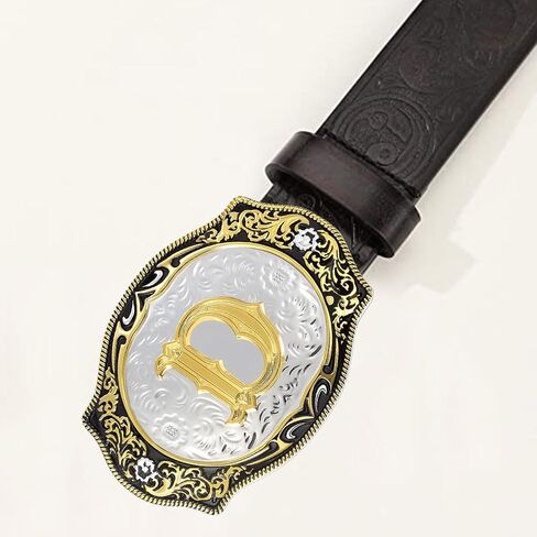 LYTOPTOP Belt Buckle for Men Women│Western Initial Letters ABC to Z Christmas Halloween Small Belt Buckle Gifts in Saudi Arabia