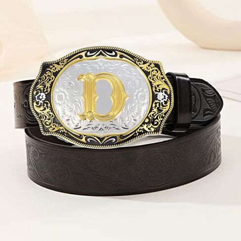 LYTOPTOP Belt Buckle for Men Women│Western Initial Letters ABC to Z Christmas Halloween Small Belt Buckle Gifts in Saudi Arabia