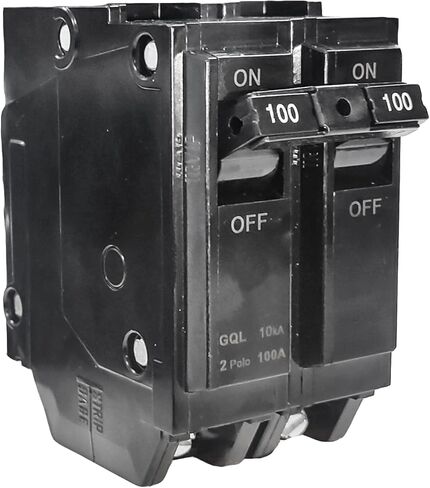 قاطع دائرة Q2100 2 قطب 100 أمبير. 120/240 فولت، مناسب لنوع سيمنز EQ. مراكز تحميل من سلسلة EQL، وSEQ EQG، وPL، وES، وقاطع دائرة صغير مدمج، وحماية مغناطيسية حرارية. (ضمان 5 سنوات) in Kuwait