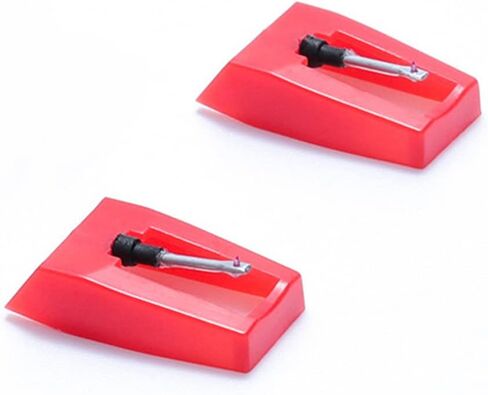 2 Pcs Record Player Needles Diamond Stylus Replacement Turntable Diamond Replacement Stylus Needles for Turntable Diamond Tip Needle for Vinyl Record Player Phonograph in Saudi Arabia