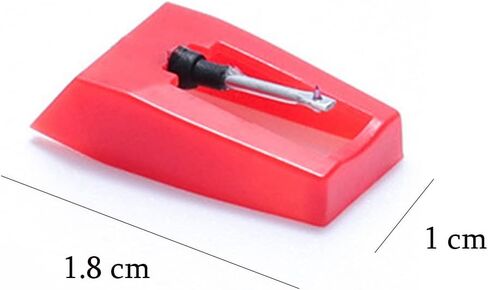 2 Pcs Record Player Needles Diamond Stylus Replacement Turntable Diamond Replacement Stylus Needles for Turntable Diamond Tip Needle for Vinyl Record Player Phonograph in Saudi Arabia