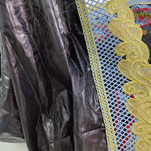 African Bazin Riche Dresses for Wedding Party Gown Embroidery Black Clothing Nigerian Women Basin Dashiki Long Dresses Mix Size Lady Traditional Dress in Saudi Arabia