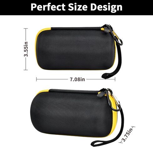 حافظة متوافقة مع DEWALT DCR008/ لمكبرات صوت Bluetooth Sony SRS-XB13 - حقيبة تخزين لمكبر صوت موقع العمل القابل لإعادة الشحن USB-C - تتضمن حزامًا وإبزيمًا وكابل شحن سريع - الصندوق فقط in Kuwait