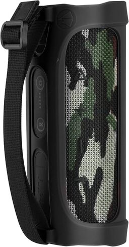 TXEsign Silicone Case for JBL Flip 4 Waterproof Portable Bluetooth Speaker (Black with Shoulder Strap) in Saudi Arabia
