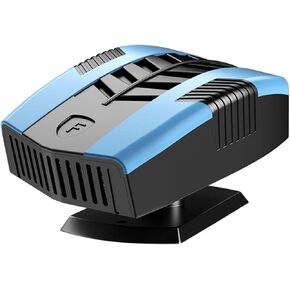 سخان 12 فولت للسيارة، 150 وات، مروحة تبريد سريعة التسخين، مزيل الضباب ومزيل الصقيع، دوران 360 درجة، سخان سيارة محمول يمكن توصيله بولاعة السجائر، حرارة هواء صغيرة 202501 in Kuwait