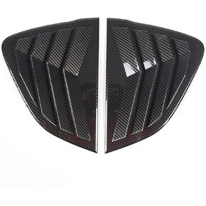 Compatible With Mazda MX-5 ND 2016-23 ABS Matt Black Car Rear Window Triangle Deflector Cover Trim Sticker Car Accessories (hardtop Version)(Black) in Saudi Arabia
