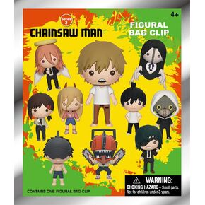 Chainsaw Man Series 3 – 5" Collectible Bag Clip – Blind Bag (ONE Random Figure) – Anime Character Keychain/Backpack Accessory | Official Licensed Merchandise in Kuwait