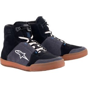 أحذية Alpinestars Chrome، أحذية كاجوال لركوب الدراجات النارية، معتمدة من CE، 13، أسود/أسفلت/أزرق غامق in Kuwait