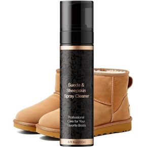 منظف ​​الأحذية من جلد الغزال CPDUSTER للأحذية ذات الرقبة الطويلة: بخاخ رغوي للأحذية الفاخرة لتنظيف جلد النوبوك والأحذية الرياضية، 6.76 أونصة سائلة in Kuwait