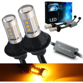 Syneticusa 1157 Error Free Dual Color Type 2 Switchback DRL LED Turn Signal Light Bulbs No Hyper Flash Built-in Resistors All in One in Kuwait
